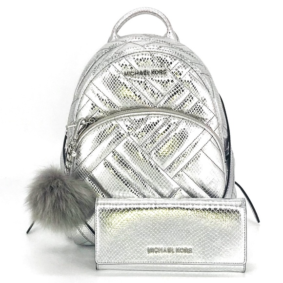 3PCS Michael Kors Abbey Backpack Wallet Charms Set - Picture 1 of 8